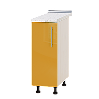Кухня Модерн модуль Низ Н83-300 Оранж Глянец - Дуб молочный 30х47х82 см