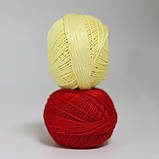 Набір ниток 12 бавовняних мотка для в'язання та вишивки пряжа Ірис нитки в мотках, фото 6