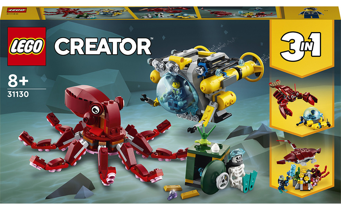 LEGO Creator Підйом затонулого скарбу 522 деталі (31130), фото 1