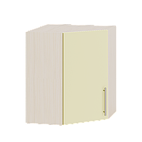 Кухня Модерн Эверест модуль Верх Угловая В17-600 Ваниль Глянец - Дуб молочный 60х60х72 см
