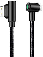 Mcdodo LED 90-градусный зарядный кабель Прямоугольный USB-кабель для зарядки