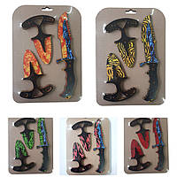 Набір дерев'яних ножів мисливський та тичкові