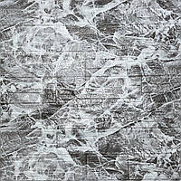Самоклейна декоративна 3D панель камінь Сірий рвана цегла 700х770х5мм (158) SW-00000487