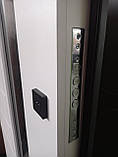 Двері вхідні металеві вуличні Фарба МДФ/МДФ Рал 7016 Адель  склопакет 1200х2040х90 Ліве/Праве, фото 3