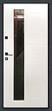 Двері вхідні металеві вуличні Фарба МДФ/МДФ Рал 7016 Адель  склопакет 1200х2040х90 Ліве/Праве, фото 2