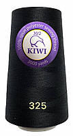 Нитки швейные армированные Kiwi 30/2 (3000 ярдов) черные