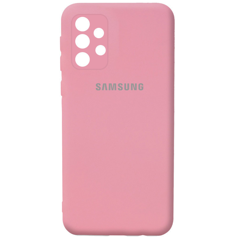 Чохол Silicone case для Samsung Premium A33 Light Pink (17) рожевий