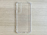 Чехол (бампер, накладка) на Samsung Galaxy S22 Ultra (Samsung SM-S908) полностью прозрачный силиконовый AirBag