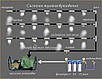 Набір 10 форсунок металевих з насосом, таймером та фільтром система для створення дрібнодисперсного туману, фото 7