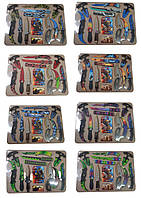 Набір дерев'яних ножів 10 штук+підставка під телефон