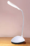 Світлодіодна настільна гнучка лампа на батарейках приліжкова лампа для читання нічник А1