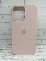 Чехол на iPhone 14 Pro Max накладка бампер противоударный Original Soft Pink sand