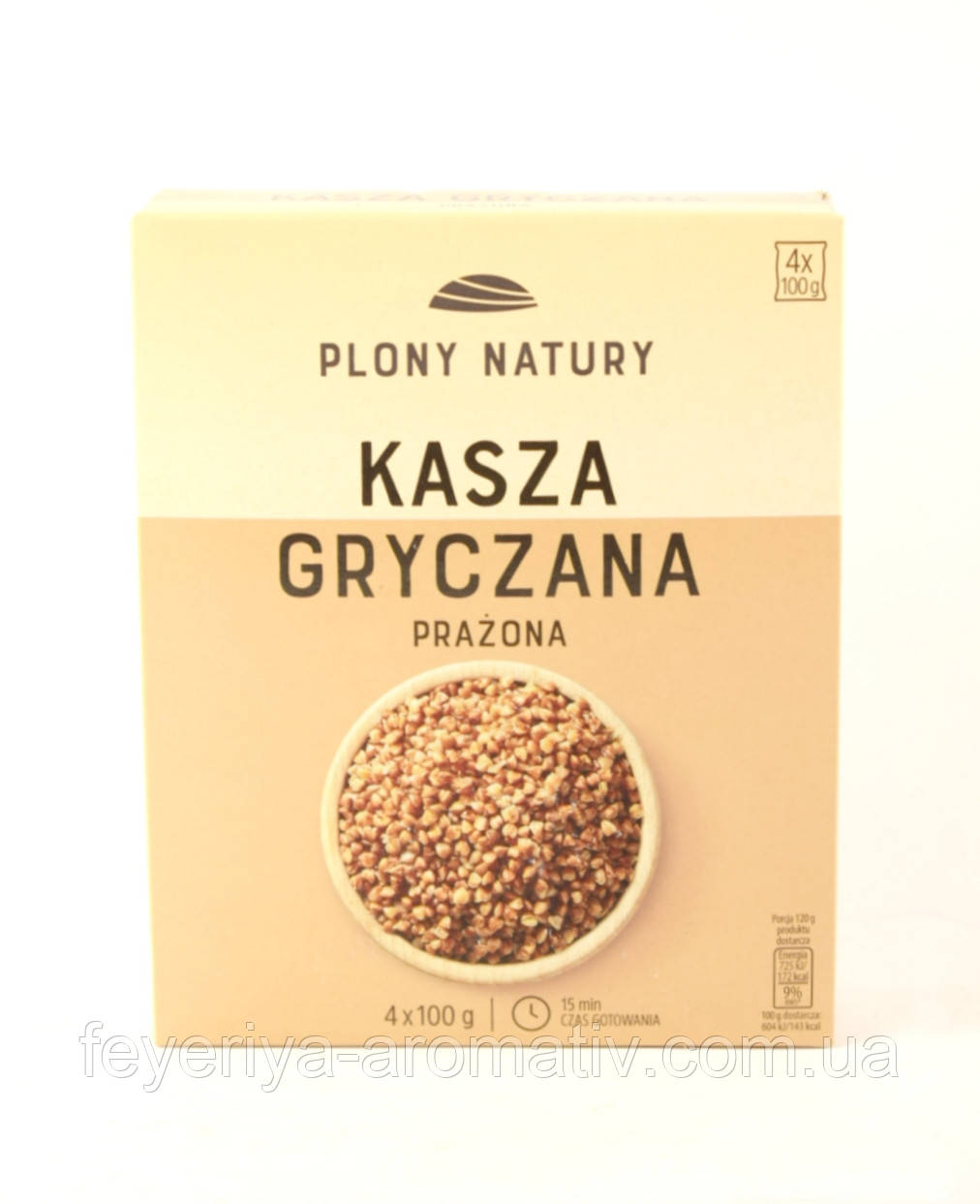 Гречана крупа Plony Natury 400 г (Польща)