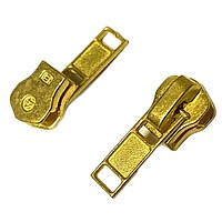 Бігунки для блискавки МЕТАЛ тип-4 Золотий