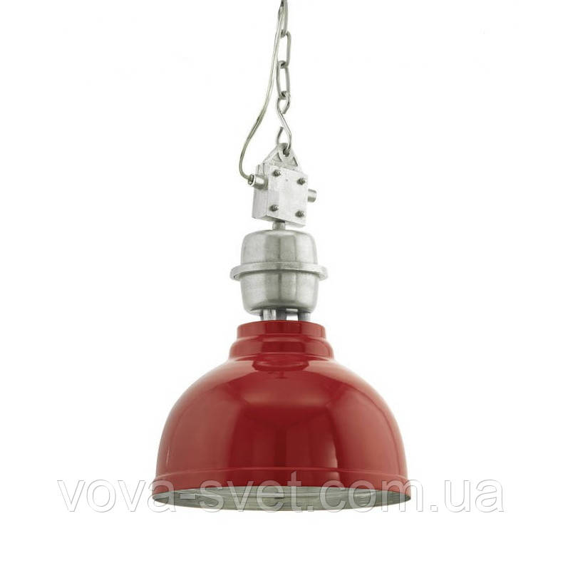 Світильник стельовий купол Loft [ Grantham ] (red, chrome) 