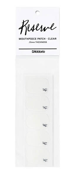 Наклейка для мундштука кларнет або саксофона D'ADDARIO Reserve Mouthpiece Patches (Clear), фото 1