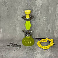 Кальян маленький на 2 трубки 4236 (28 см) жовтий