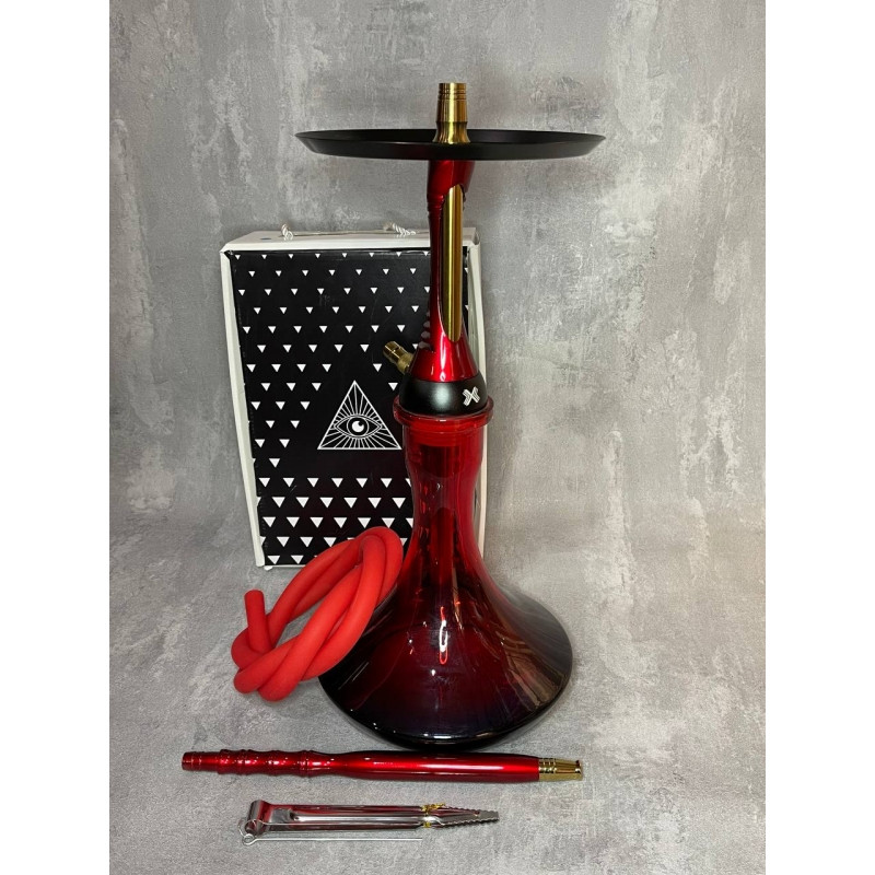 Кальян Hookah S (60 см) Червоний