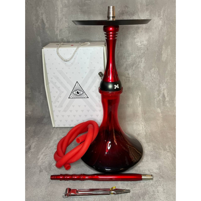 Кальян Hookah X (60 см) Червоний