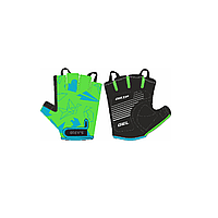 Детские велоперчатки с короткми пальцами 16 GREY'S перчатки для велосипеда с гелевыми вставками