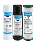 Ecosoft Aquagreen Set для фільтрів зворотного осмосу з економією води (2 комплекта CHV3ECOAGR), фото 3