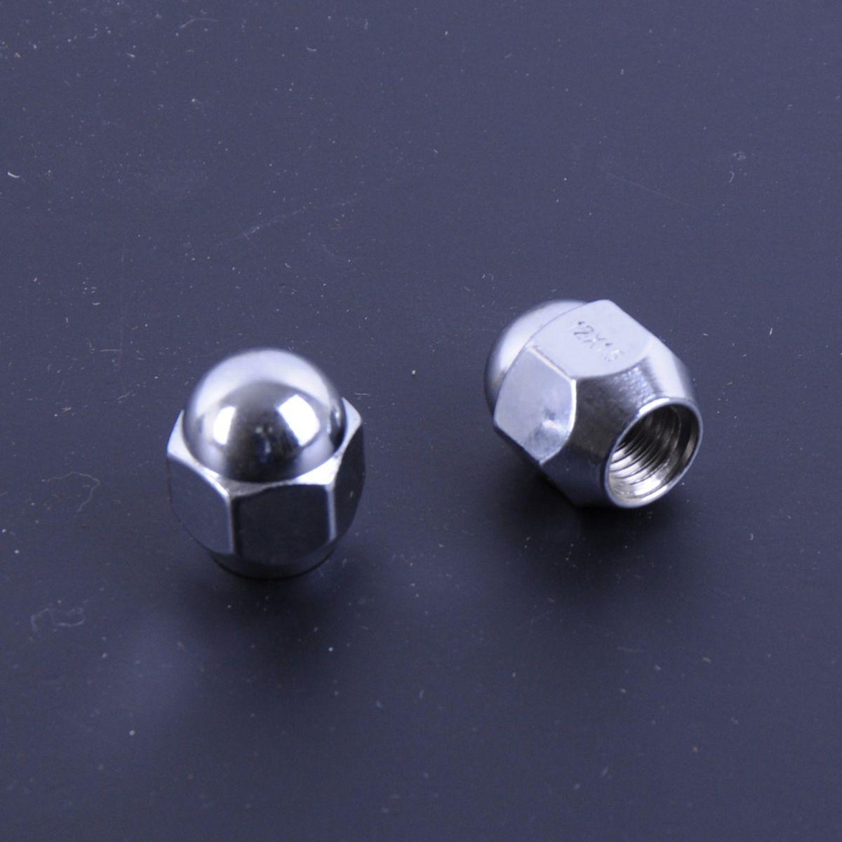 Гайка 12х1,5х27 хром конус закр. ключ 21 (20 шт.) (пакет) F 311, фото 1