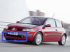 Решітка бампера Рено Меган 2 - Renault Megane 2 - 2002-2005 (комплект), фото 4