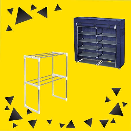 Складні полиці, вішалки та органайзери