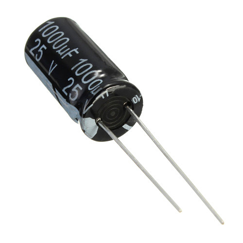 Конденсатор електролітичний алюмінієвий 10шт, 1000мкФ 25В 105С