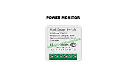 Розумний мініперемикач wi-fi (реле 1 канал) + Power monitor