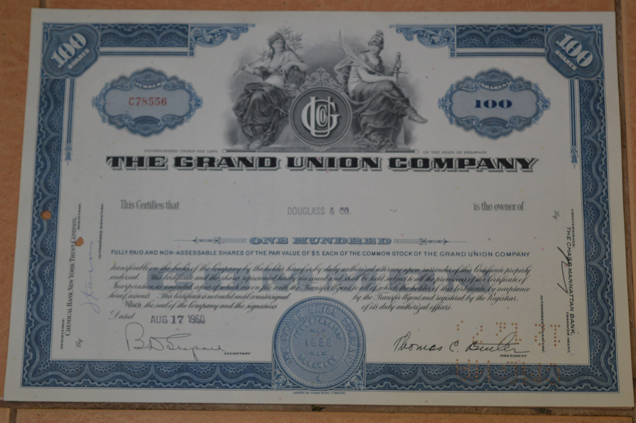 Акція. США. 1960 рік No78556 (Б-1)