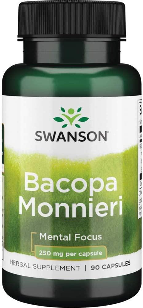 Екстракт Бакопи Моньє Swanson Bacopa Monnieri 250 mg 90 caps