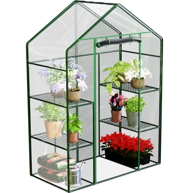 Всесезонна садова теплиця 140 × 71 × 195 см Plonos 4922, фото 1