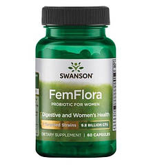 Fem Flora Probiotic for Women9.8 Billion CFU 60 Caps