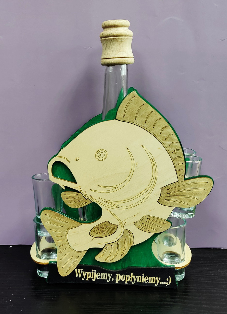 Штоф подарунковий набір для алкоголю 30см SZT004 Китай, фото 1