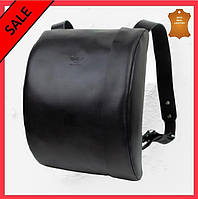 Стильный кожаный рюкзак Cloud S цвет черный Практичный рюкзак застегивается на молнию Качественный рюкзак