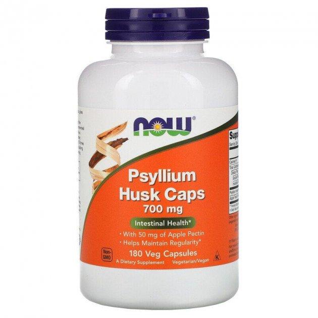 Подорожник Now Psyllium Husk Caps 700 mg 180 caps, фото 1