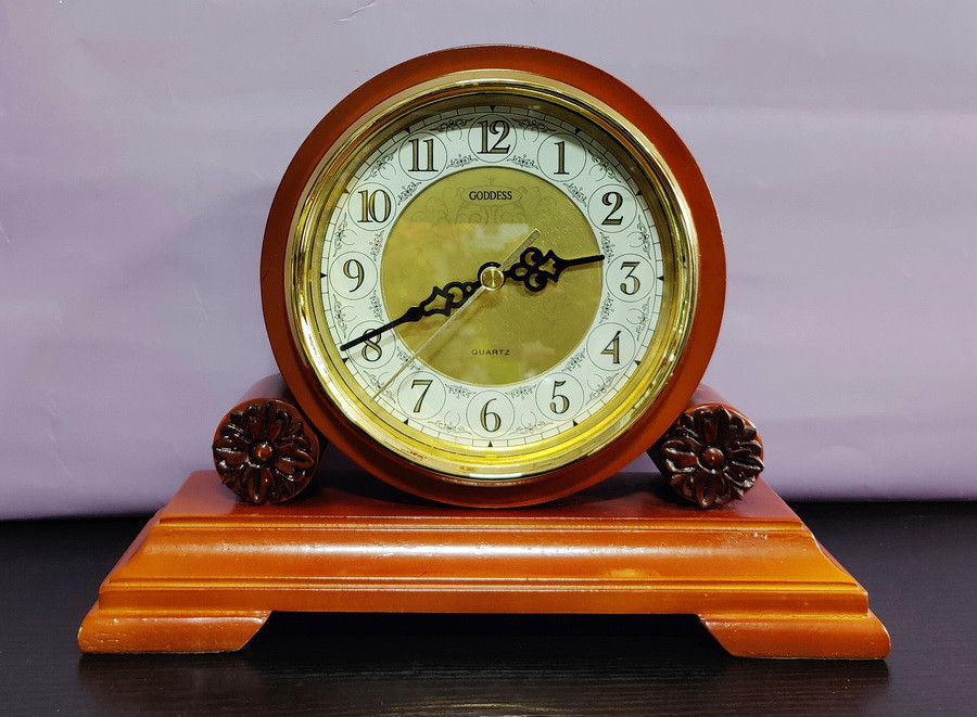 Настільний годинники з дерева 28*22*8см ZD11, фото 1