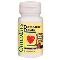 Toothpaste Tablets 500 mg 60 Tablets (Berry) Зубна паста в таблетках