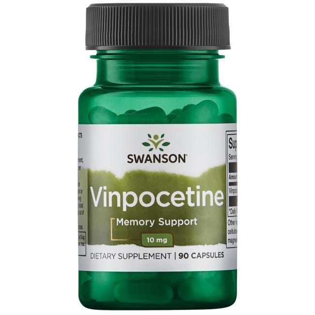 Вінпоцетин Swanson Vinpocetine 10 mg 90 Caps, фото 1