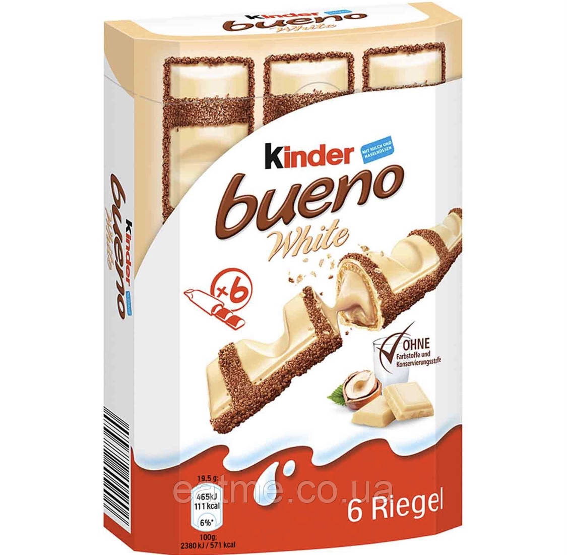 Kinder Bueno White В білому шоколаді