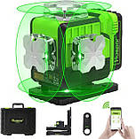 Лазерний рівень нівелір Huepar P04CG набір №1 з приймачем, фото 2