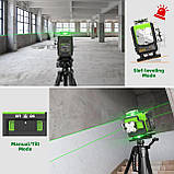 Лазерний рівень нівелір Huepar P04CG набір №1 з приймачем, фото 6