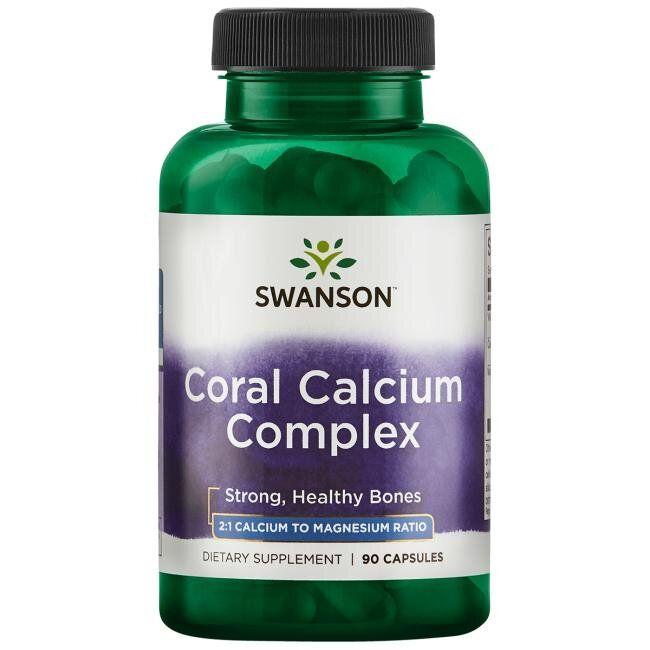 Кораловий кальцій Swanson Coral Calcium Complex 90 caps, фото 1