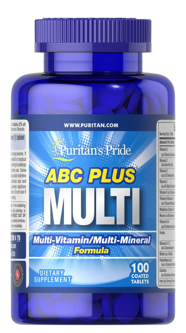 Витамины ABC Plus Multivitamin Multi-Mineral Formula 100 tabl