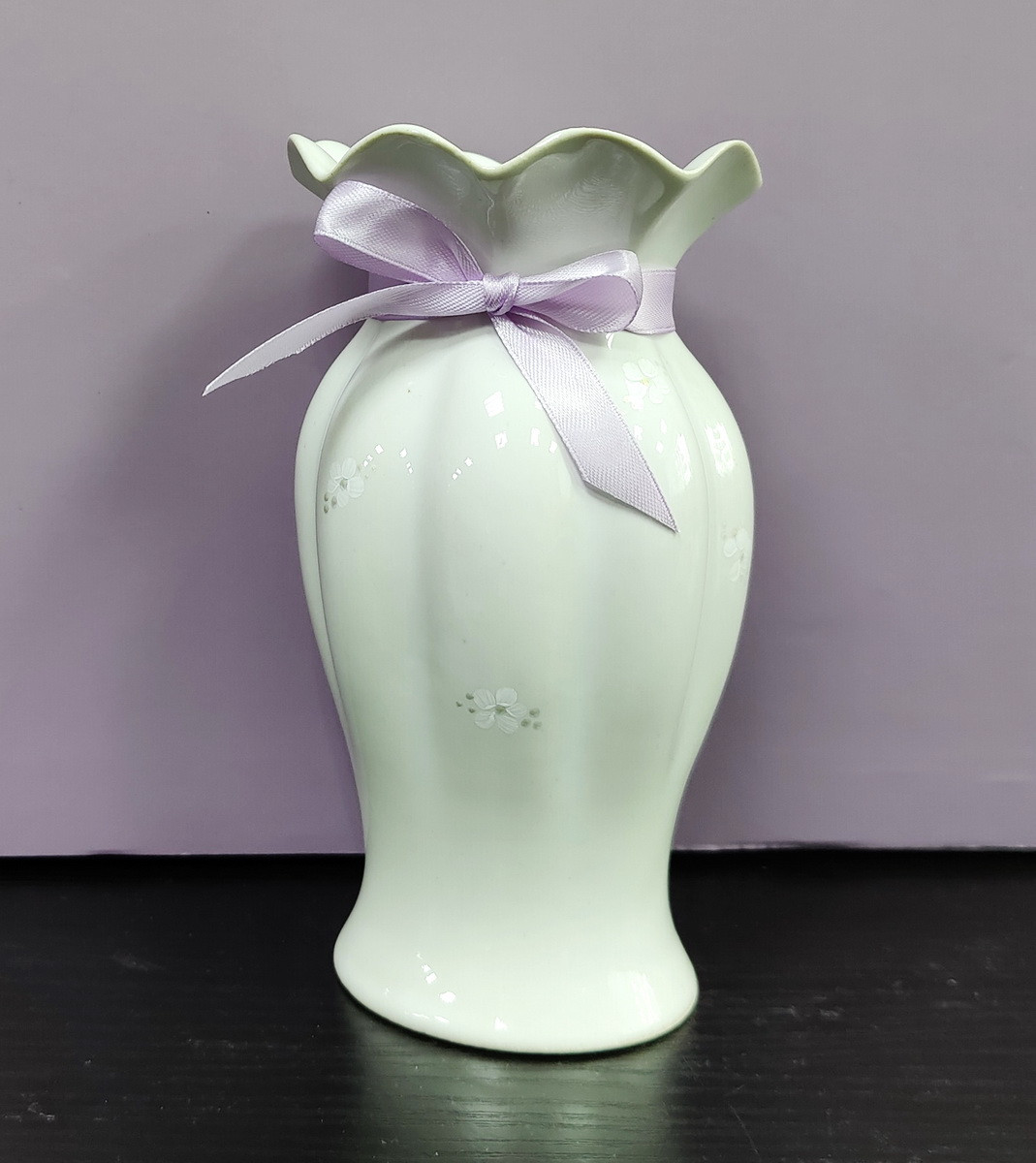 Ваза керамічна Біла 18*10*10см VK049, фото 1