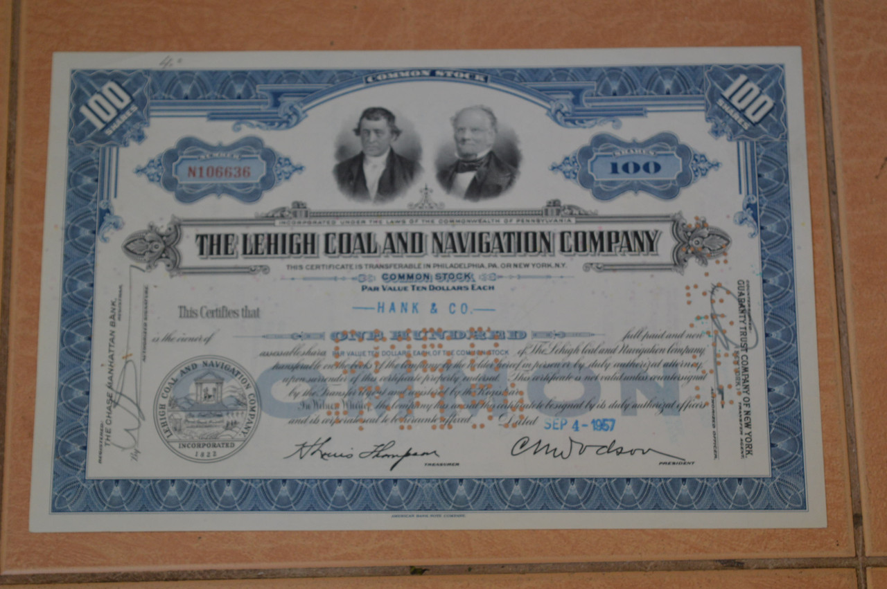 Акція. США. 1957 рік No6636 (Б-1)