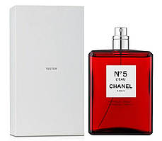 Жіночі парфуми Chanel Chanel No 5 L'Eau Red Edition (Шанель №5 Ле Ред Едішн) 100 ml/мл ліцензія Тестер