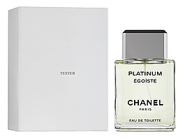 Чоловічі парфуми Chanel Platinum Egoiste Pour Homme (Шанель Платинум Егоїст) Туалетна вода 100 ml/мл ліцензія Тестер