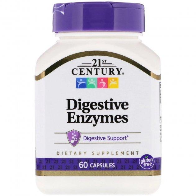 Травні ферменти Digestive Enzymes, 60 Capsules, фото 1